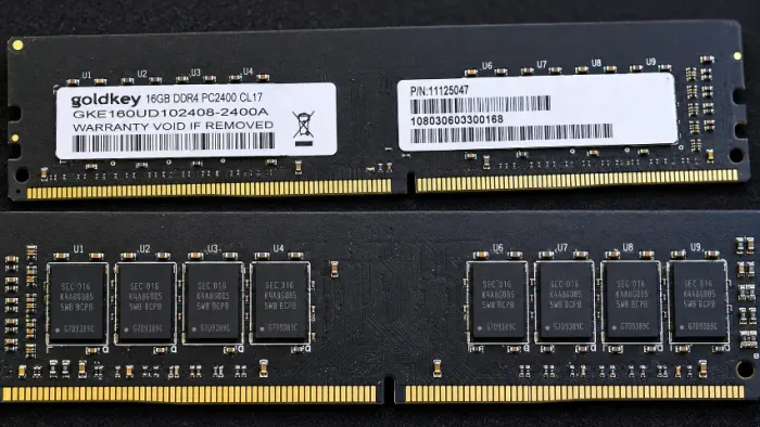 MEMORIA RAM Goldkey 16GB DDR4 2400MHz CL17, para computador desktop.