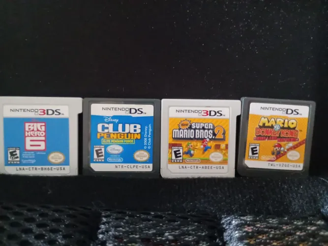 Vendo ou troco lote de jogos para 3DS 