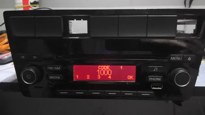 Rádio original Volkswagen atenção não tenho o código
