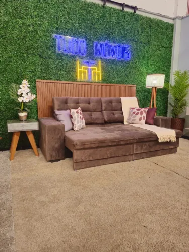 12X SEM JUROS - SOFÁ RETRÁTIL E RECLINÁVEL APOLO 2,50M + 2 ALMOFADAS