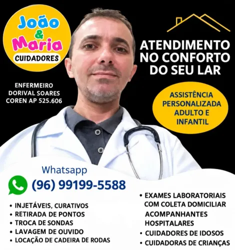 Enfermeiro domiciliar em Macapá