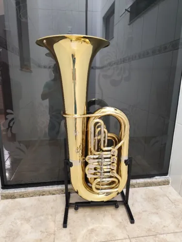 Tuba 5/4 Custom 4 Rotores Sib - Laqueada R$10.900 - Aceito trocas - Parcelo 21x cartão