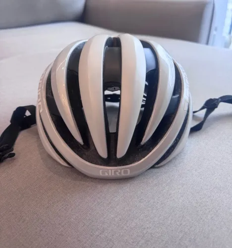 Capacete Ciclismo Giro Cinder Tamanho M Branco Mtb Speed Gravel