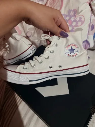 All star branco unissex semi novo