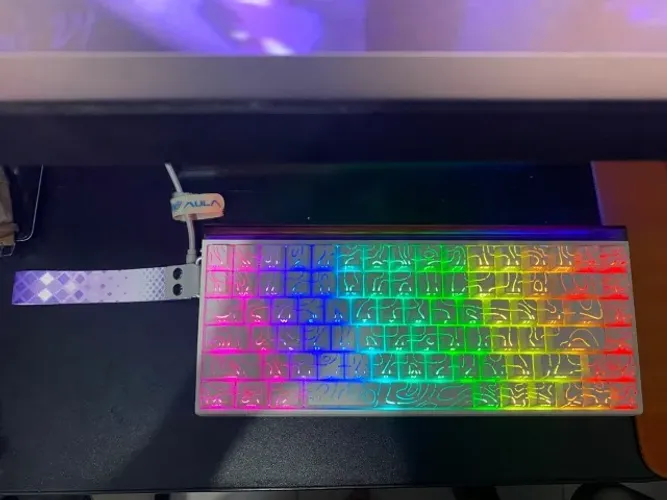 Teclado Magnético AULA Hero 84 HE eSports Black King Switches