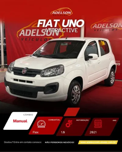 Fiat Uno Attractive 1.0 EVO Fire Flex 8V 5P 2021