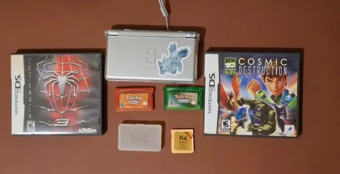 Nintendo ds lite prata