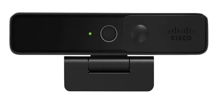Câmera de mesa Cisco 4K na cor preta carbono com vídeo Ultra HD de até 4K, microfones