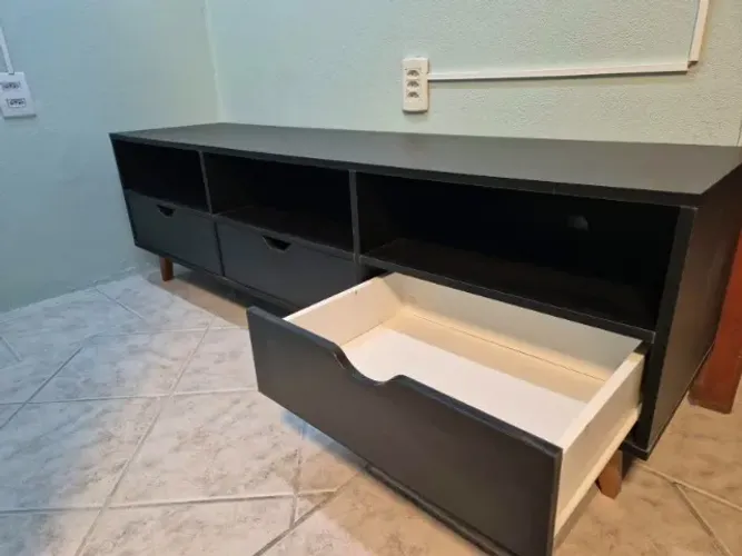 Rack para Televisão com 3 Gavetas
