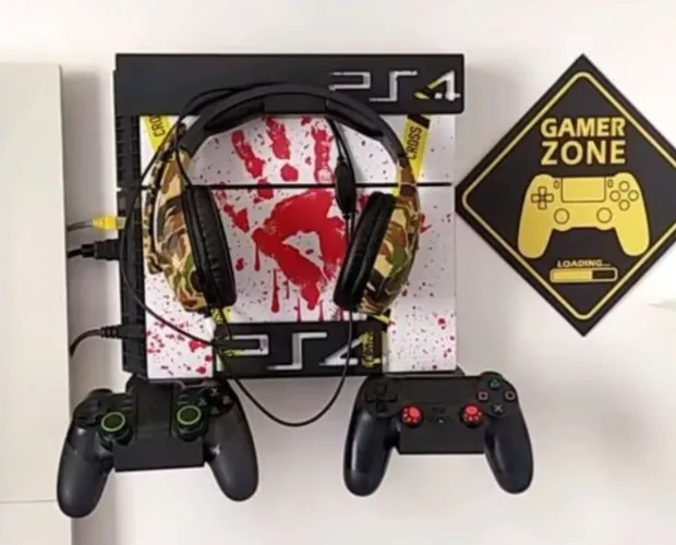 Ps4 Slim suporte de parede valor da entrega incluso Leia o anuncio