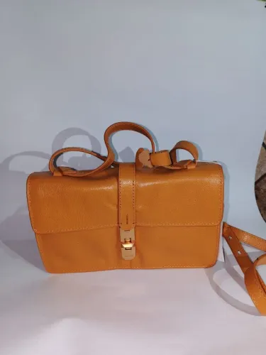 Bolsa de couro Caramelo
