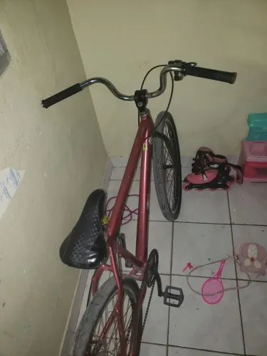 Bike aro 26 sem manete, freio novo tudo novo