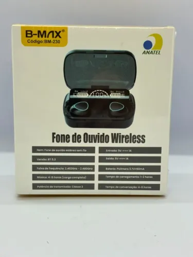 Fone Lacrado Bluetooth Sem Fio Recarregavel