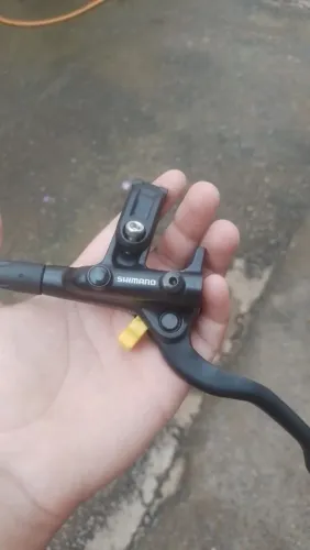 Manete shimano deore m4100 dianteira nunca usada nem montada 