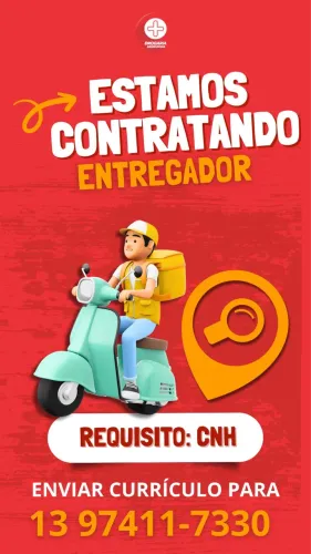 Vaga para entregador de farmácia