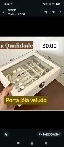 Porta jóia e tudo