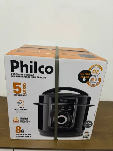 Panela de Pressão Multifuncional Inox PPP02PI Philco 5 litros