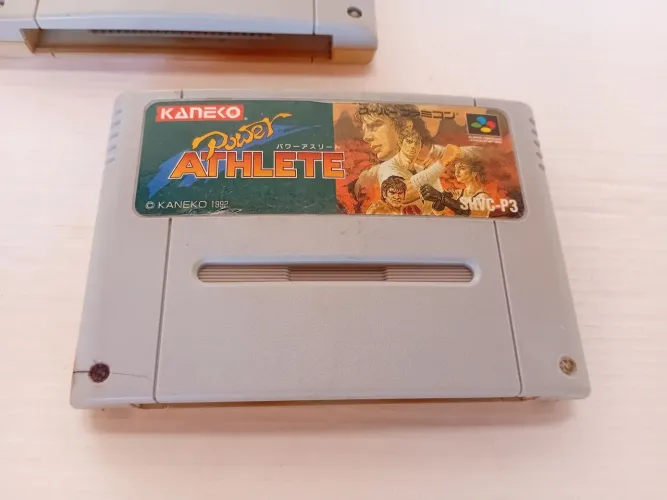 Power Athlete original japonesa para Super Nintendo Super Famicom