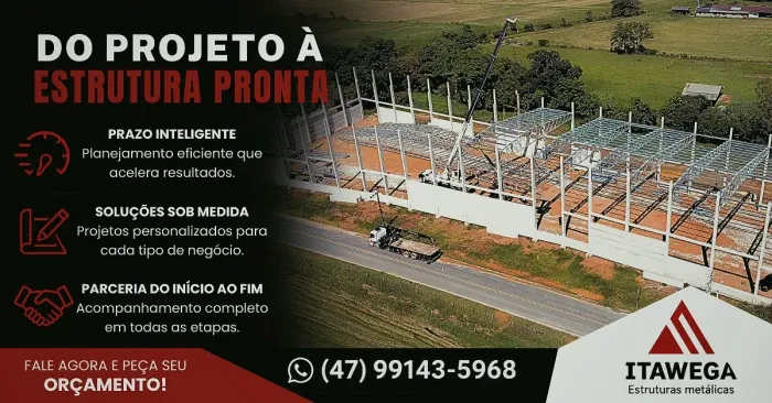 Galpão Sob Medida Personalizado | Estrutura Metálica e Coberturas