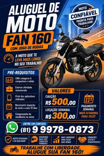 Locação de Moto