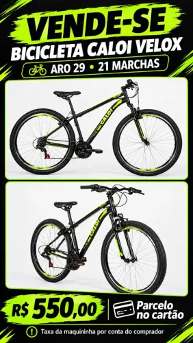 Bicicleta Velox Caloi Aro 29 21 marcha