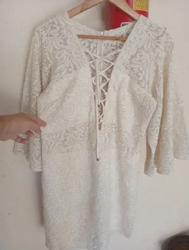 Lindo Vestido Off White 42/44