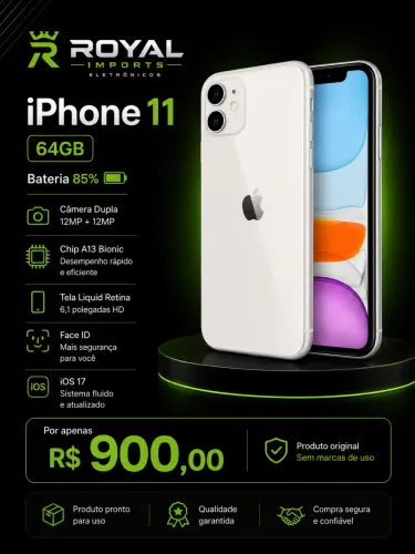 iPhone 11 64 gb branco