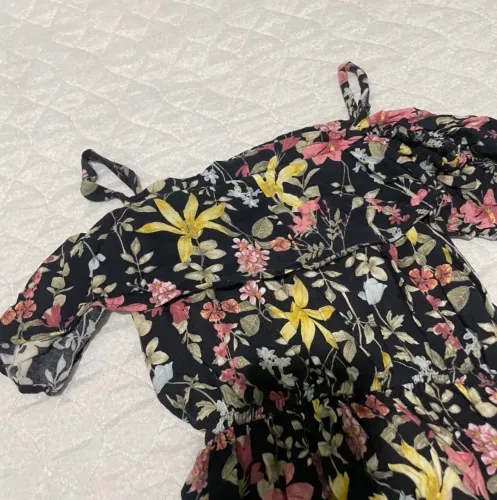 Vestido infantil longo estampado 