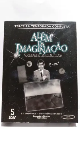 DVD Além da imaginação Terceira temporada completa fantasia mistério coleção definitiva.