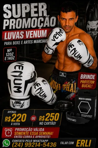 Vendo luvas de boxe e artes marciais VENUM