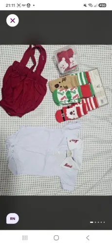 Kit natal bebê até 3 meses