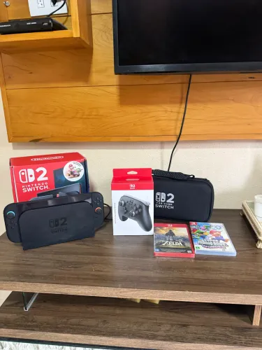 Nintendo Switch 2 + pro controle lacrado+ jogos.