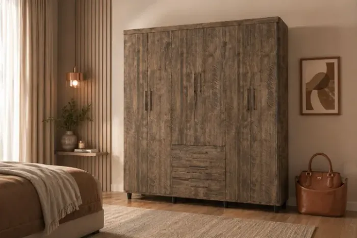 Guarda roupa 6 portas titan