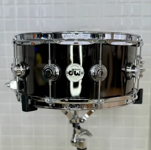 Caixa DW Collectors Black Nickel 14x6,5 (tama Pearl Odery)