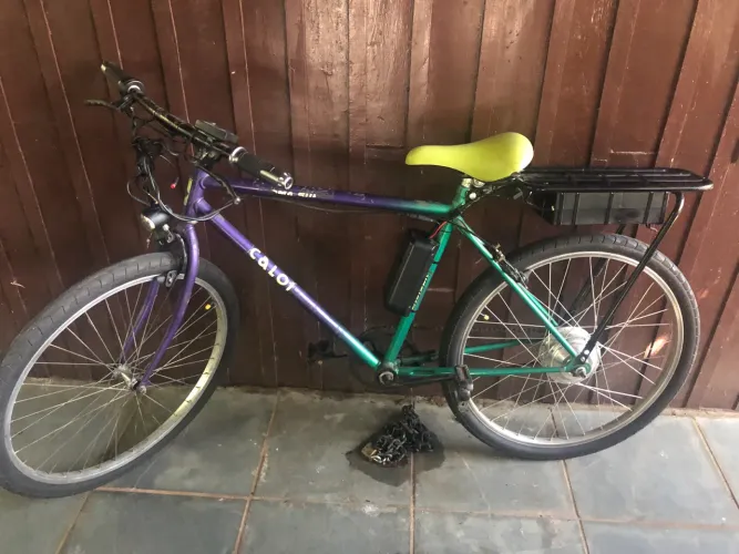 Bicicleta Elétrica Caloi Cruiser Croma Retrô