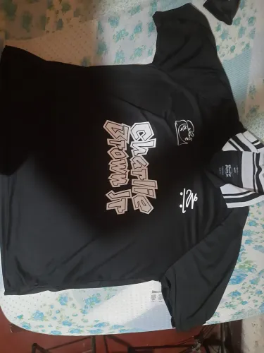 Camisa Charlie Brown Jr preta original gg