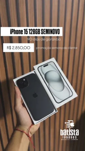 iPhone 15 128gb COM CAIXA