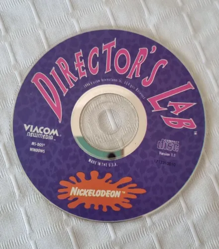 Antigo Jogo para PC - Nickelodeon Director's Lab 1994