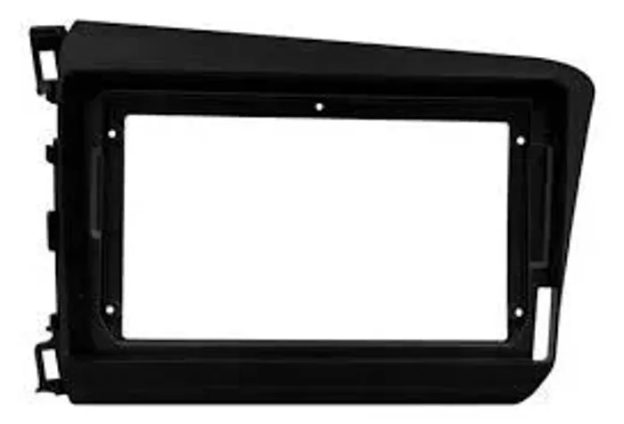 Moldura 9 Preta Honda Civic 2012 Até 2016 Android/carplay Preta - Unidade <br>