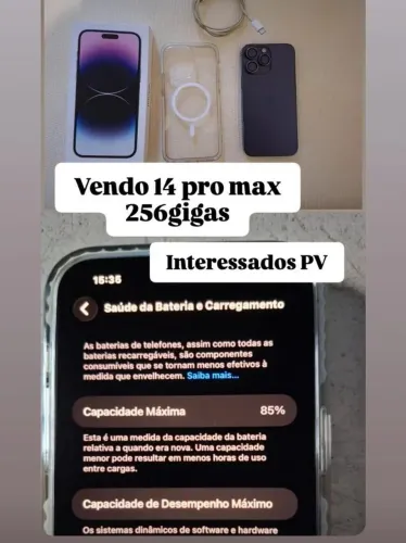 iPhone 14 pro max 256 gigas