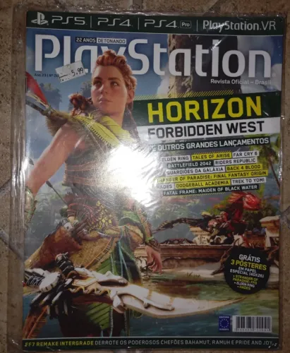 Revista Playstation Ano 23 N° 282 Horizon Forbidden West ( Nova )