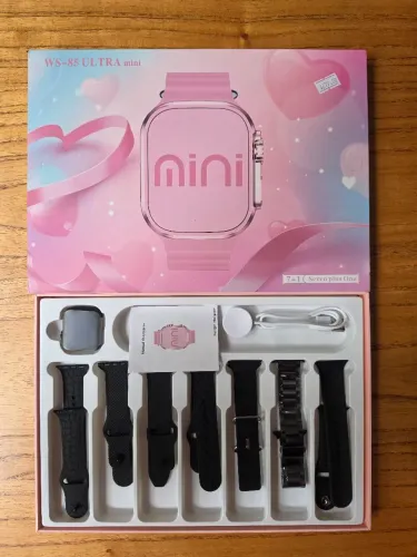 Relógio Smartwatch Ws 85 Ultra Mini, Com Chat GPT + 7 Pulseiras, Novo, Sem Uso