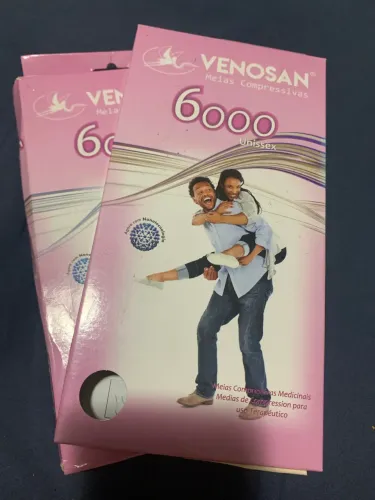 Meia compressiva venosan 6000 Unissex 