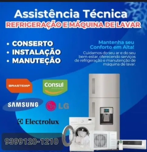 Conserto de geladeiras e maquina de lavar