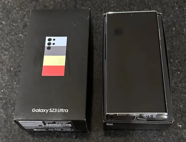Samsung Galaxy S23 Ultra 1TB Completo na Caixa + Carregador Original