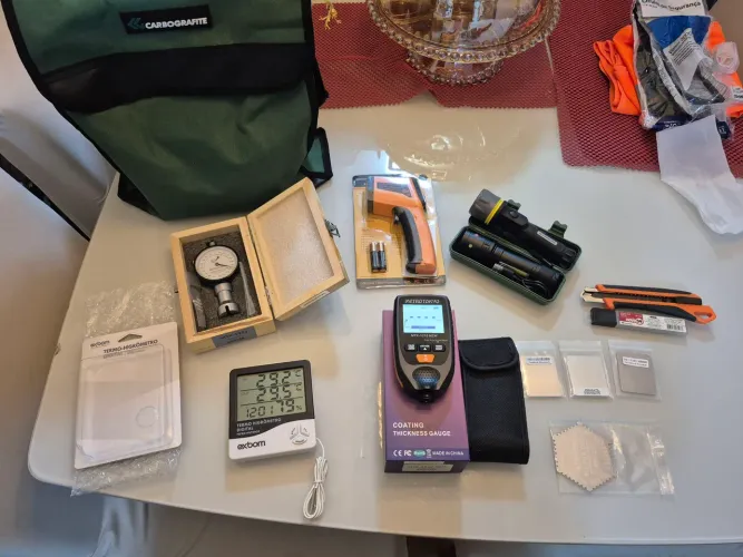 Kit completo para inspetor de pintura