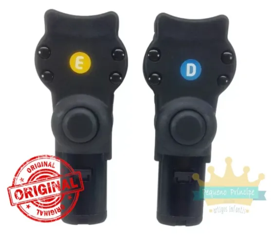 Par de Adaptadores do Carrinho Infanti Epic Lite e Bebê Conforto Infanti Preto