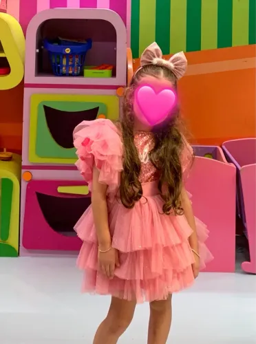 Vestido de festa aniversário infantil