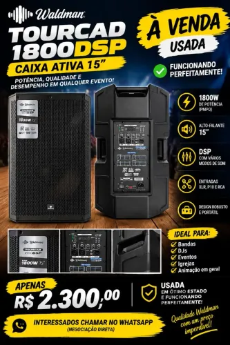 Caixa ativa de 15