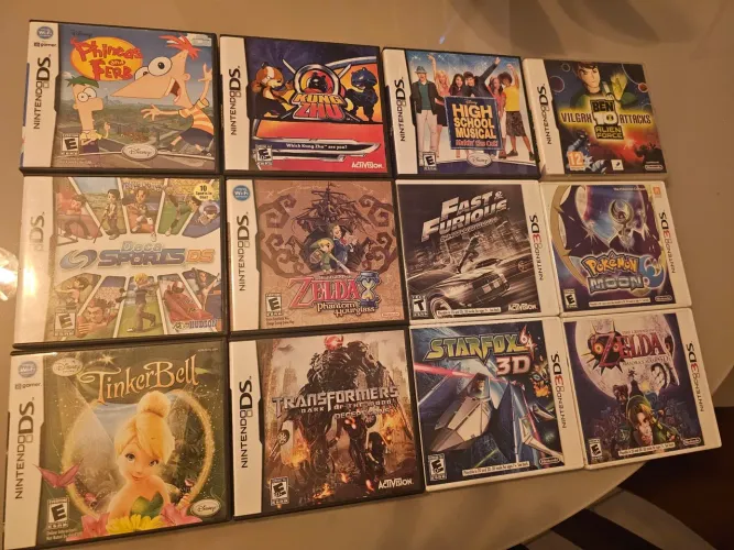 Jogos originais Nintendo ds e 3ds